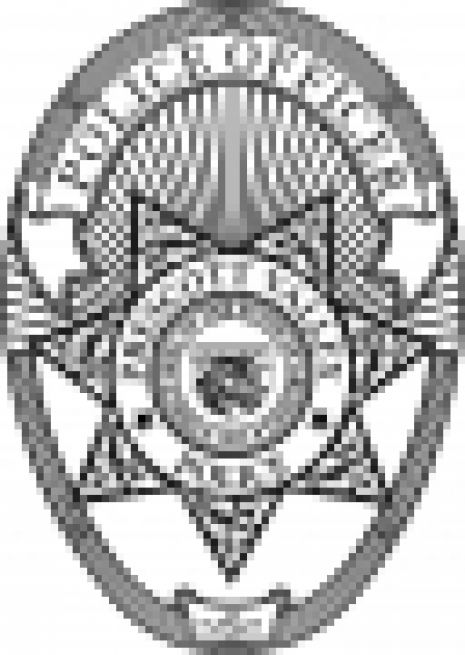 Laser Etched Prescott Valley Police Department Badge.